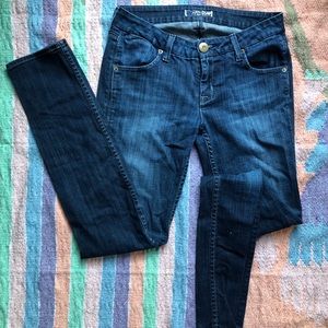 Hudson Skinny Dark Blue Jeans Size 23